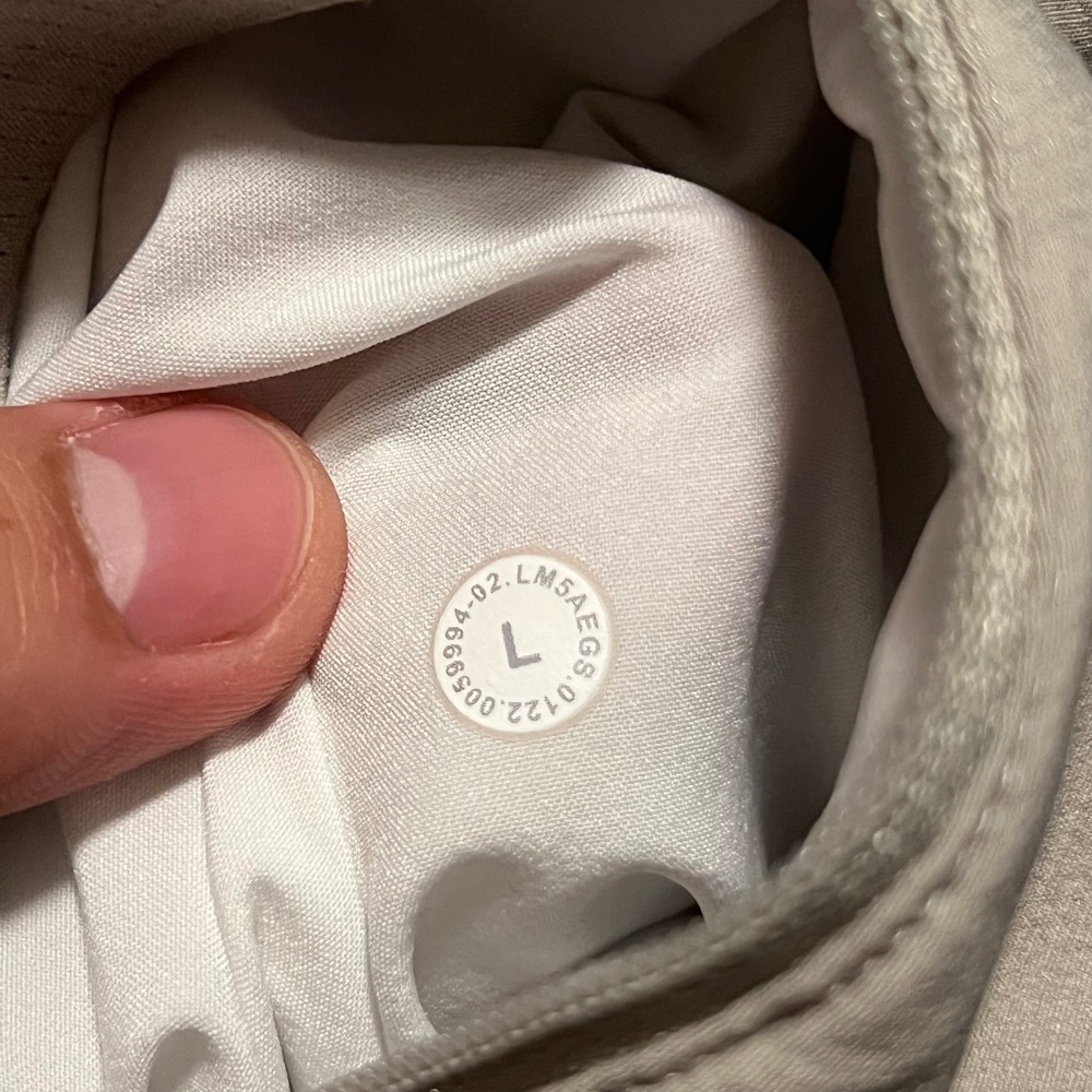 Lululemon License To Train Textured Beige‎ Jogger Gym Mens Large - Picture 3 of 6